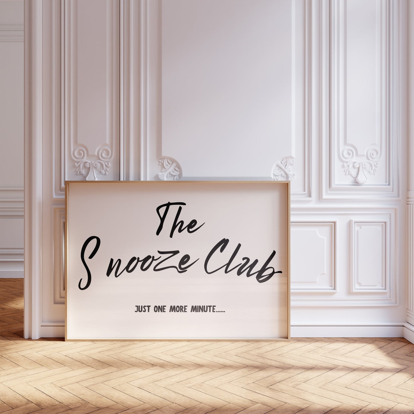 The Snooze Club Bedroom Art Print - Digital Print