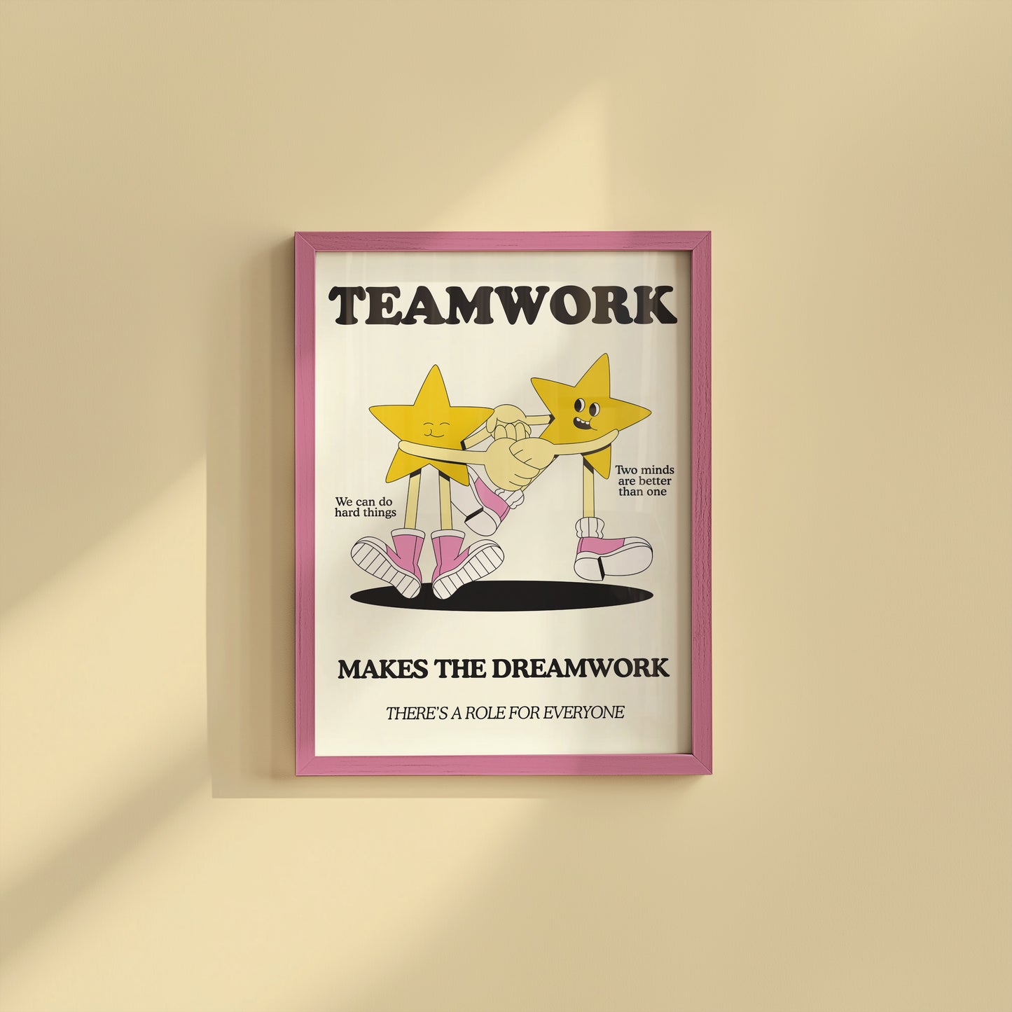 Teamwork Makes The Dreamwork Classroom Art - Digital Print