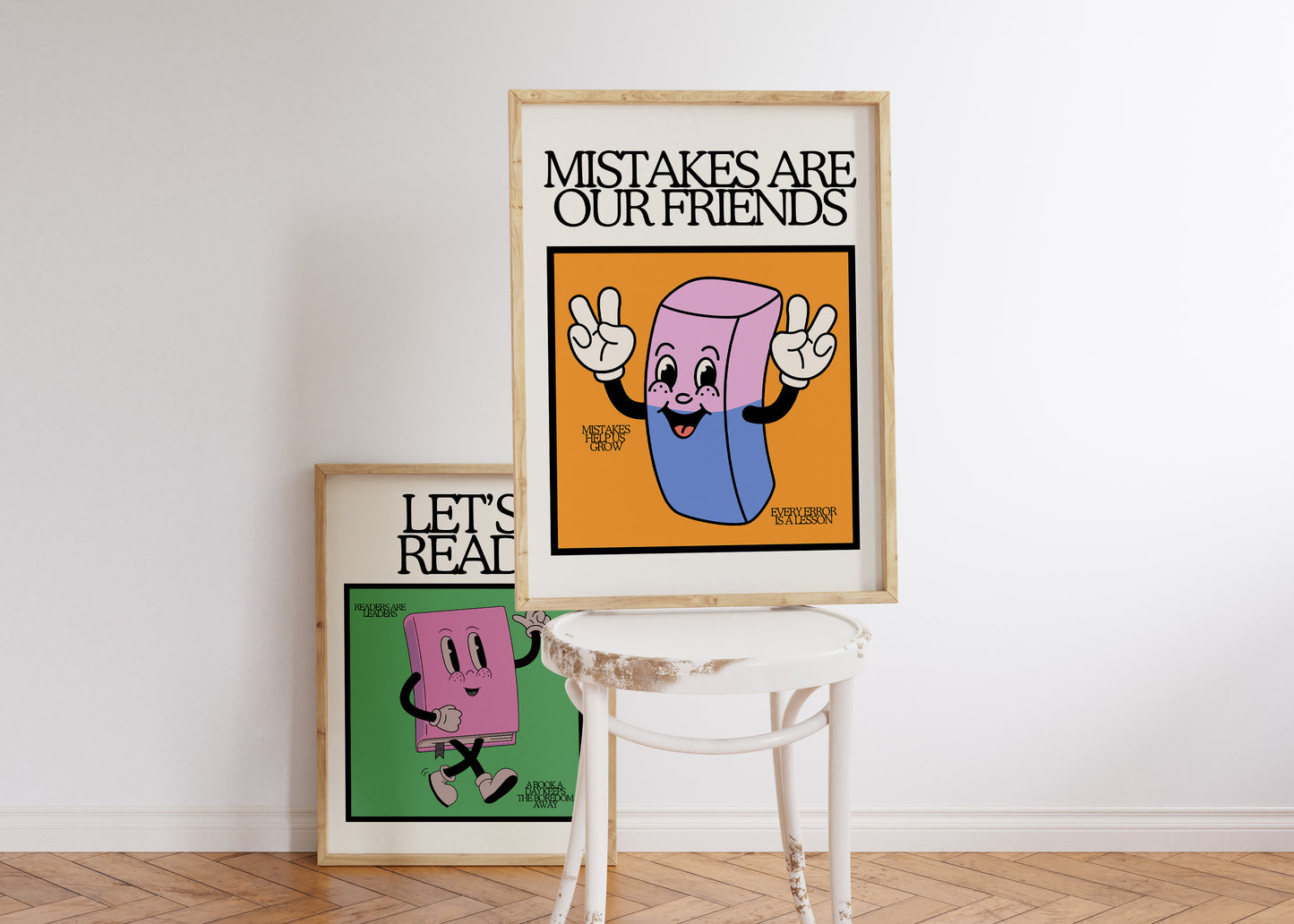 Mistakes Are Our Friends Classroom Art - Digital Print