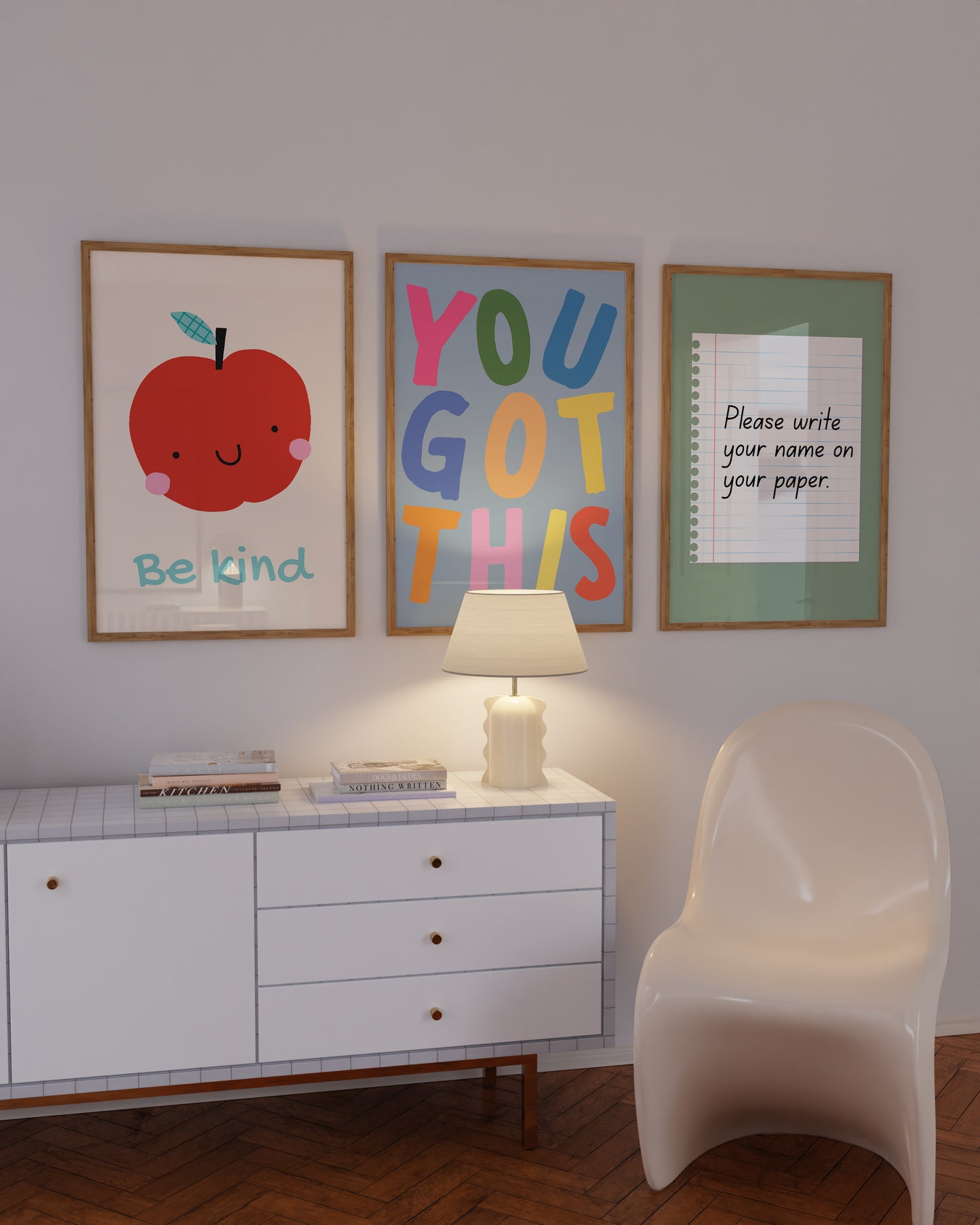 Colorful Positivity Classroom Art Set Of 10 - Digital Print
