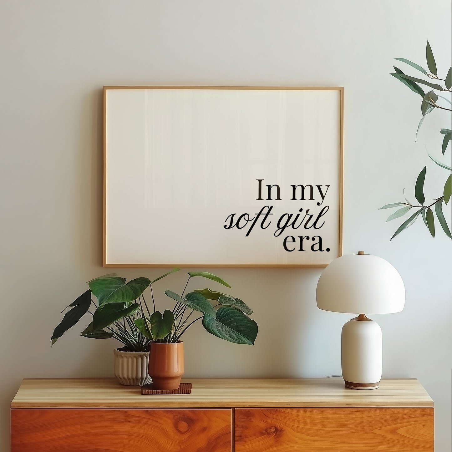 In My Soft Girl Era Horizontal Poster - Digital Print