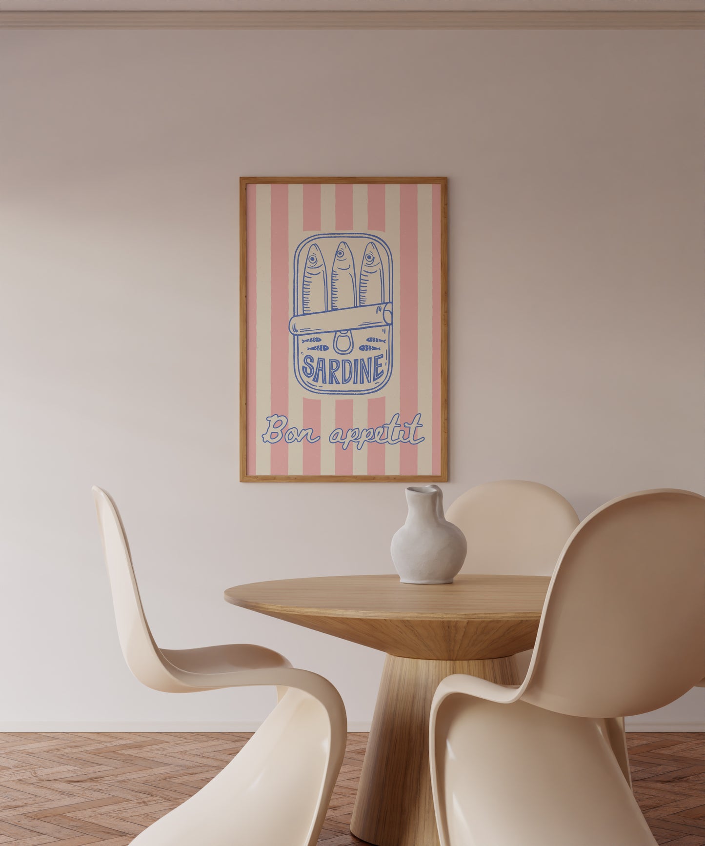 Bon Appetit Coastal Style Sardine Print - Digital Print