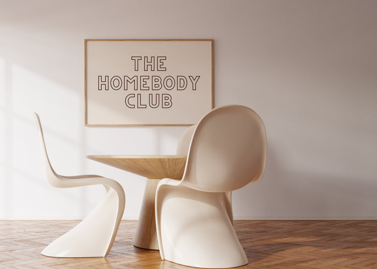 The Homebody Club — Outline Digital Print