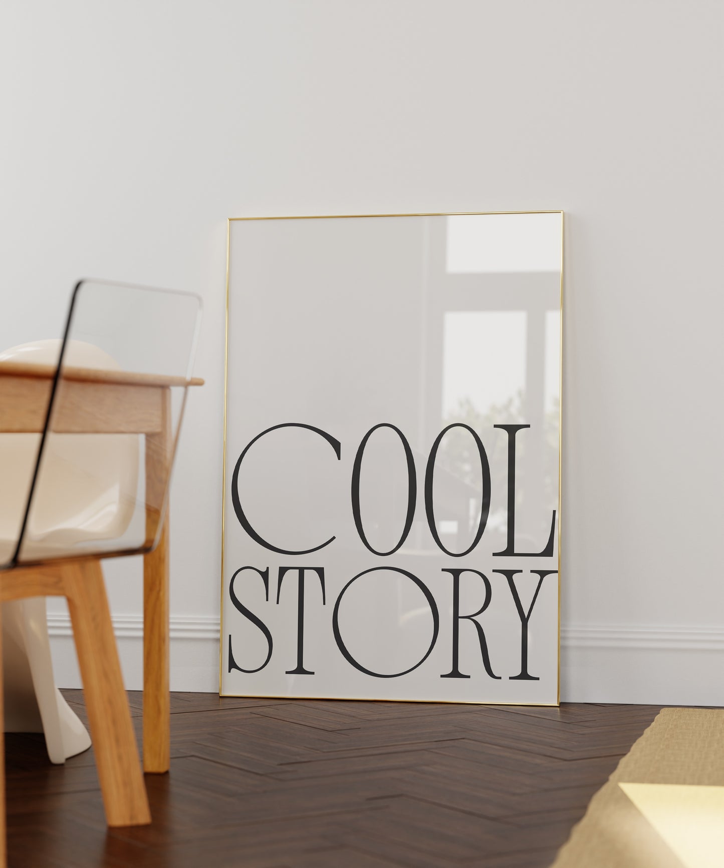 Cool Story Minimalist Poster - Digital Print