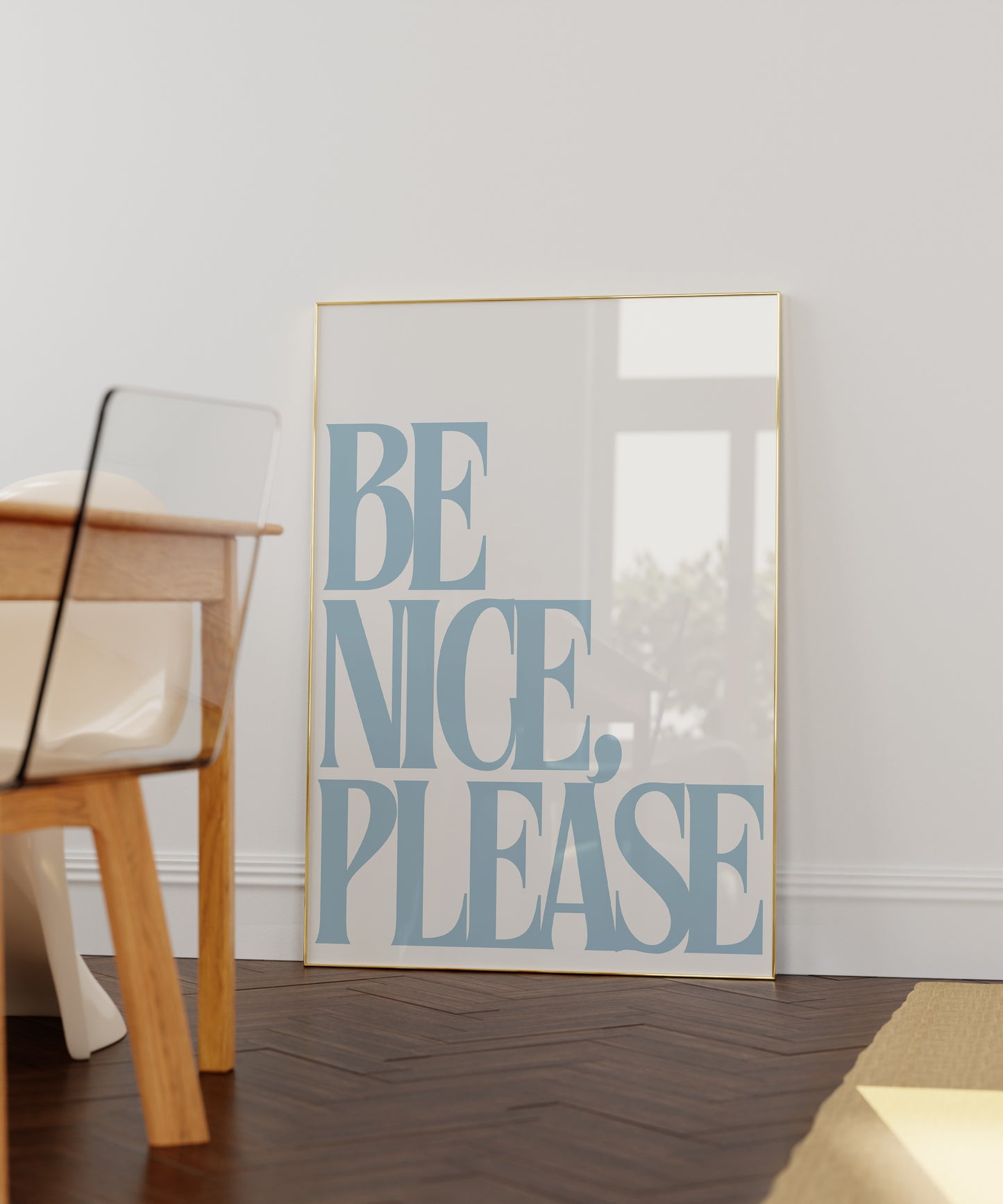 Be Nice, Please Positivity Print - Digital Print
