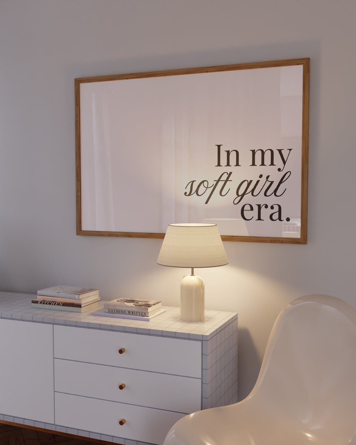 In My Soft Girl Era Horizontal Poster - Digital Print