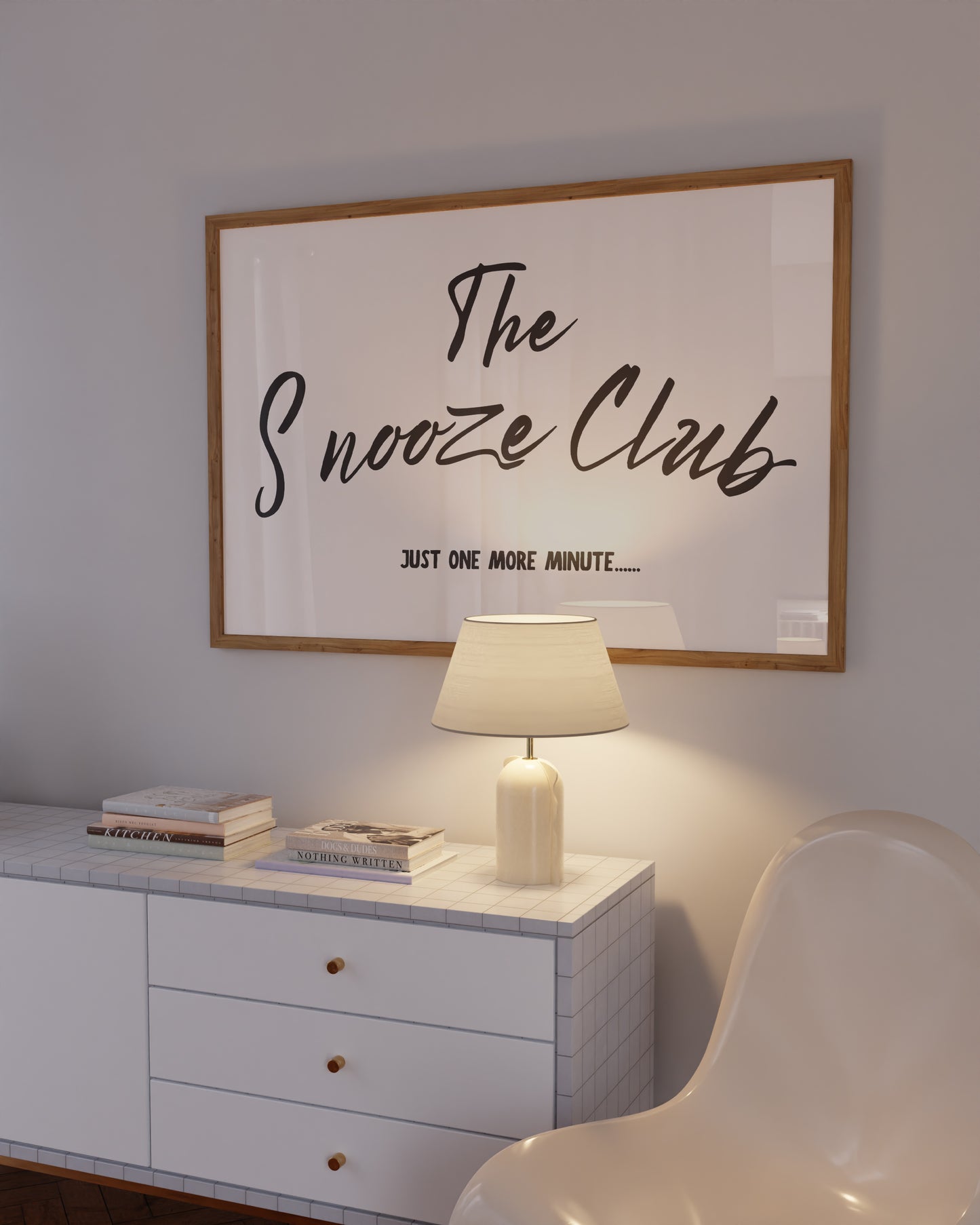 The Snooze Club Bedroom Art Print - Digital Print