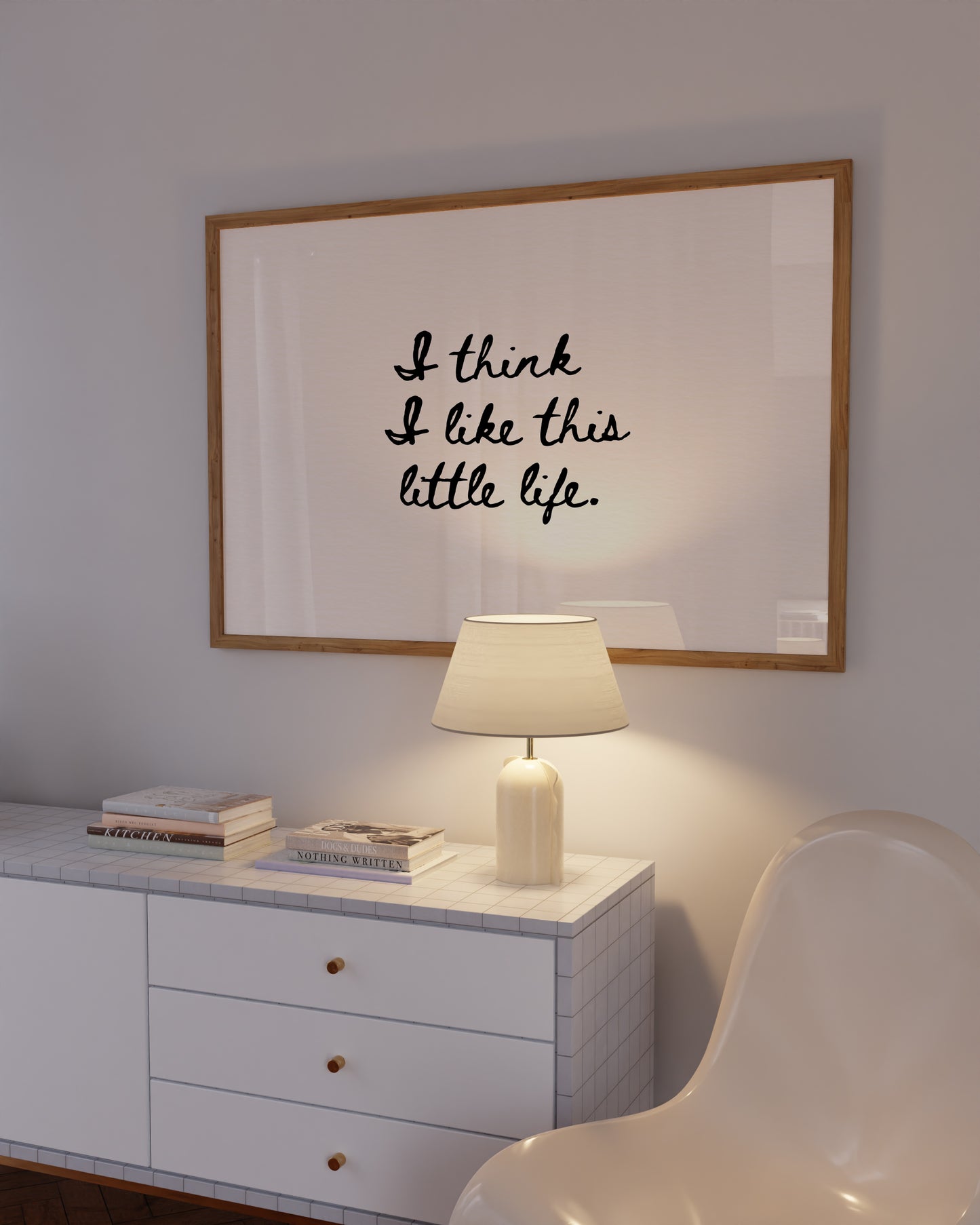 I think I Like This Little Life Minimalist Print - Digital Print