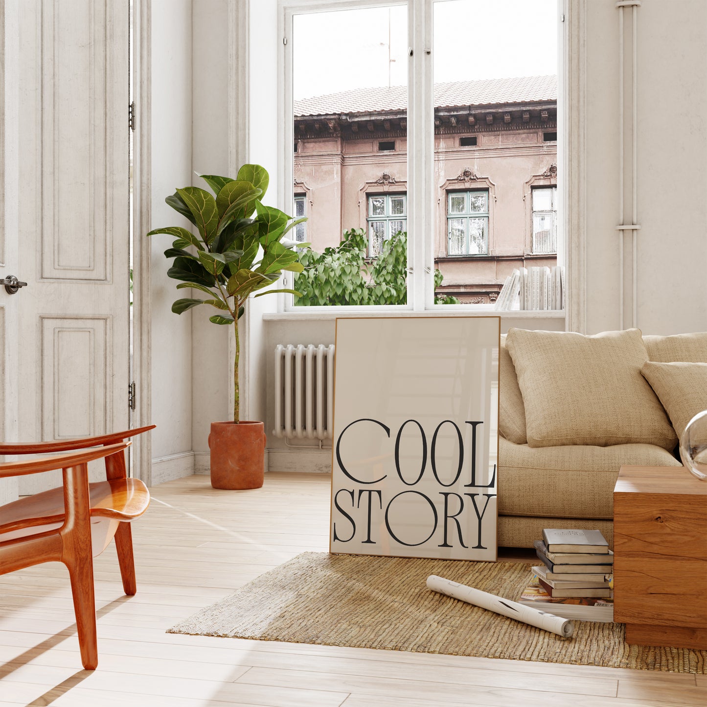 Cool Story Minimalist Poster - Digital Print