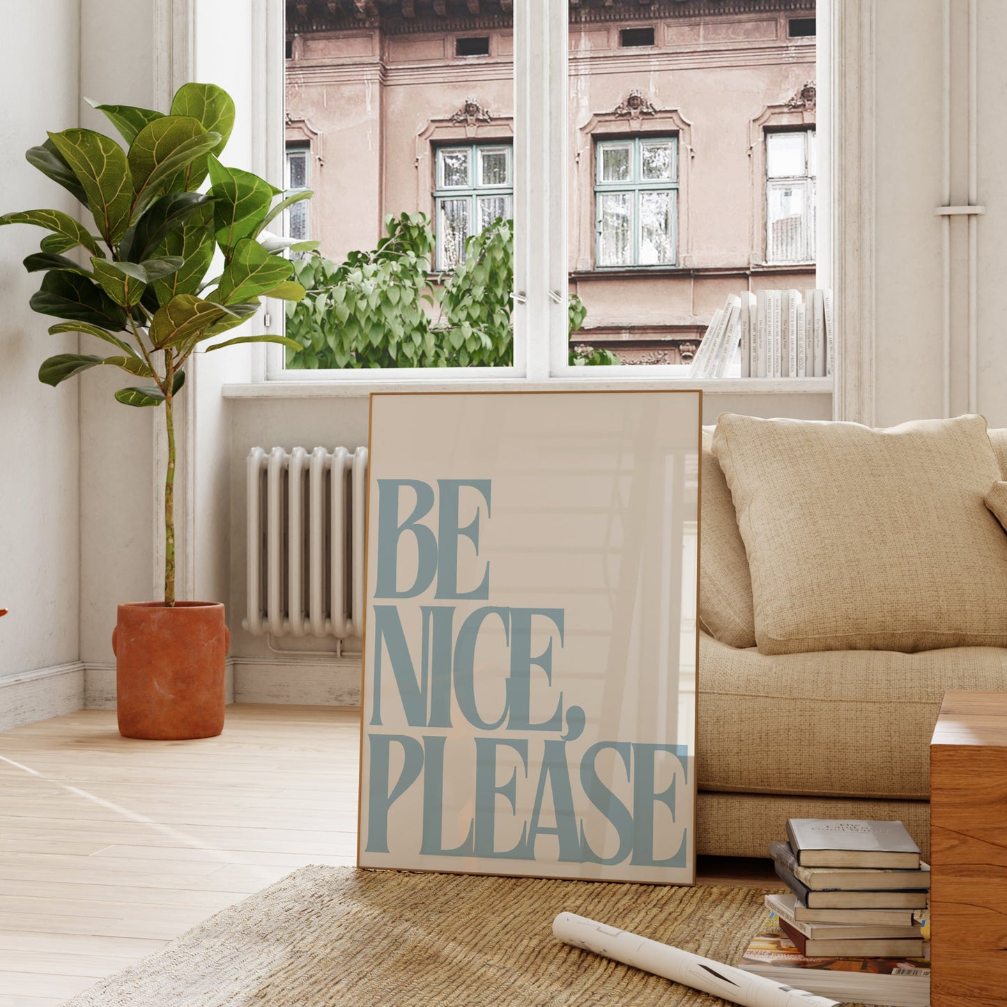Be Nice, Please Positivity Print - Digital Print