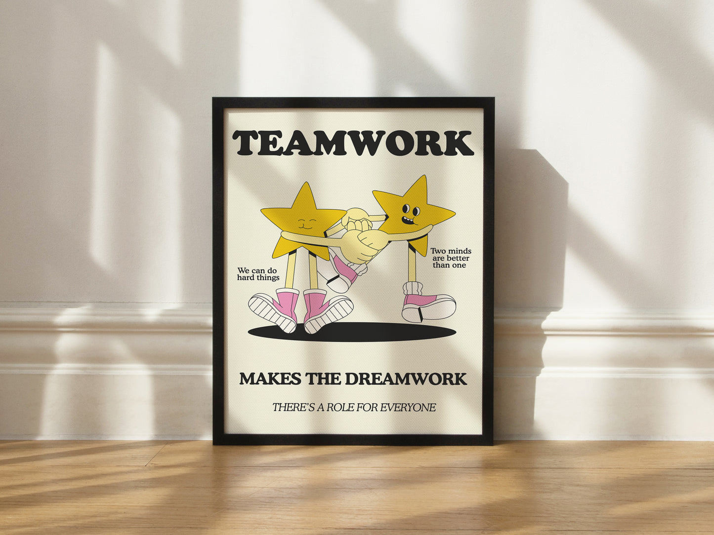 Teamwork Makes The Dreamwork Classroom Art - Digital Print