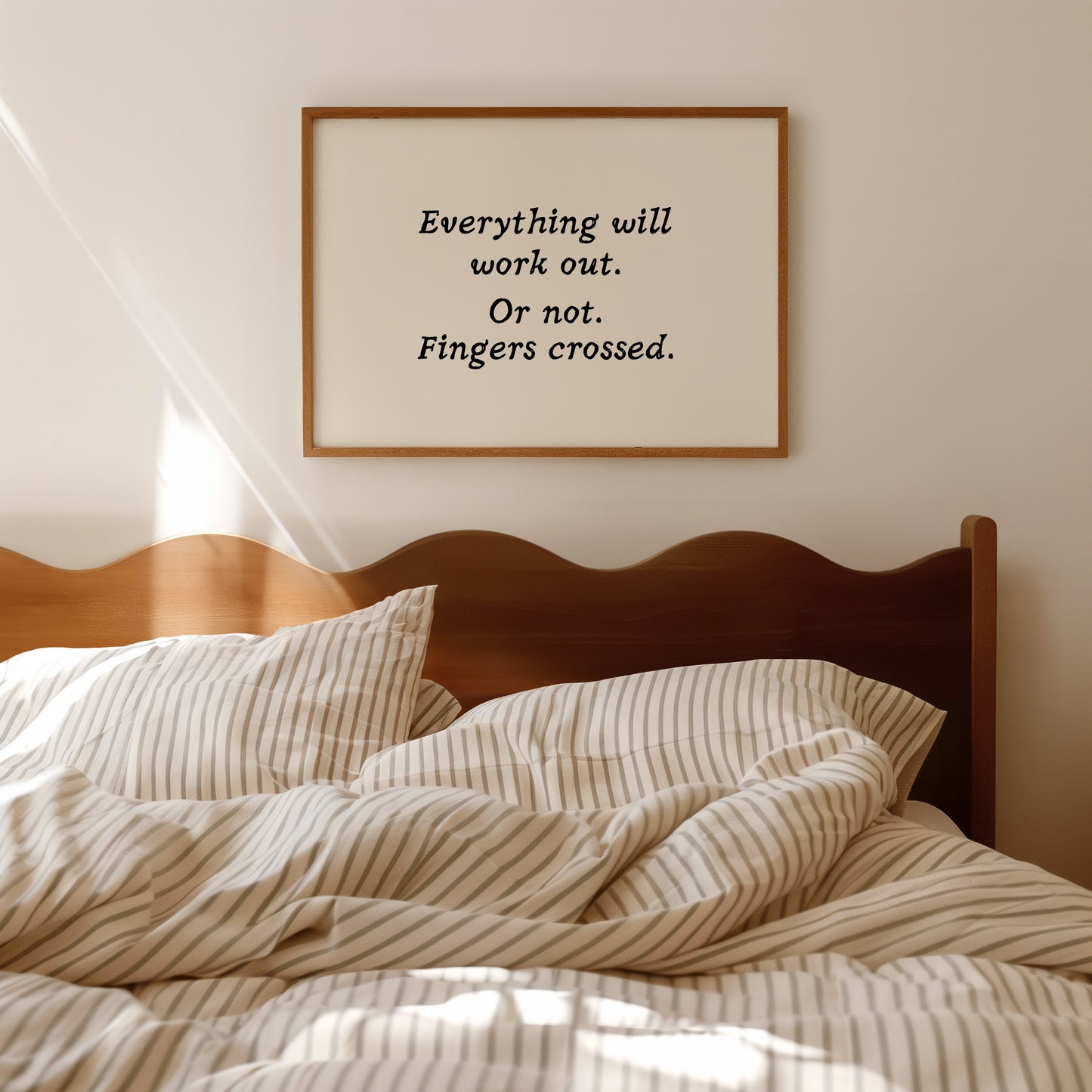 Everything Will Work Out Or Not Funny Print - Digital Print