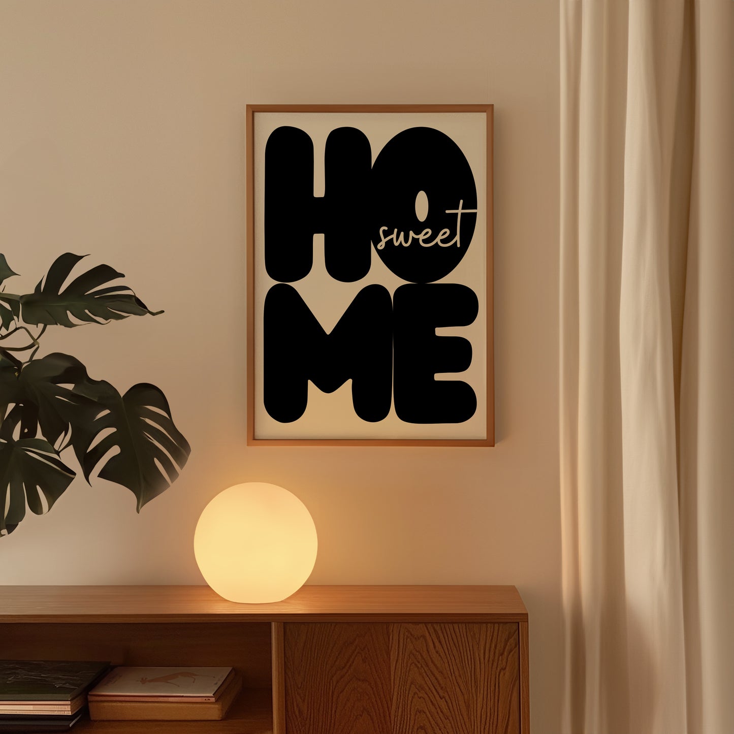 Home Sweet Home Modern Poster - Digital Print