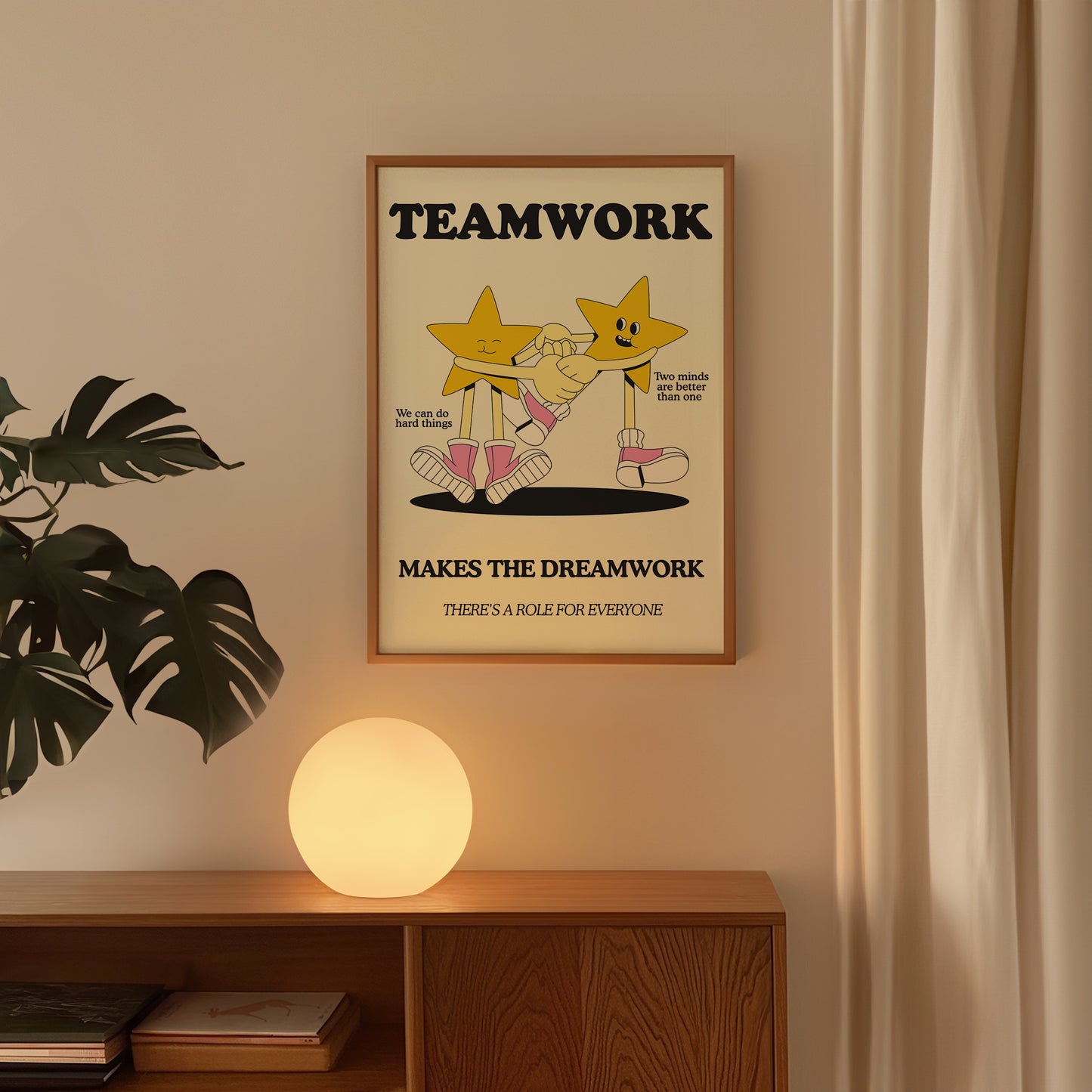 Teamwork Makes The Dreamwork Classroom Art - Digital Print