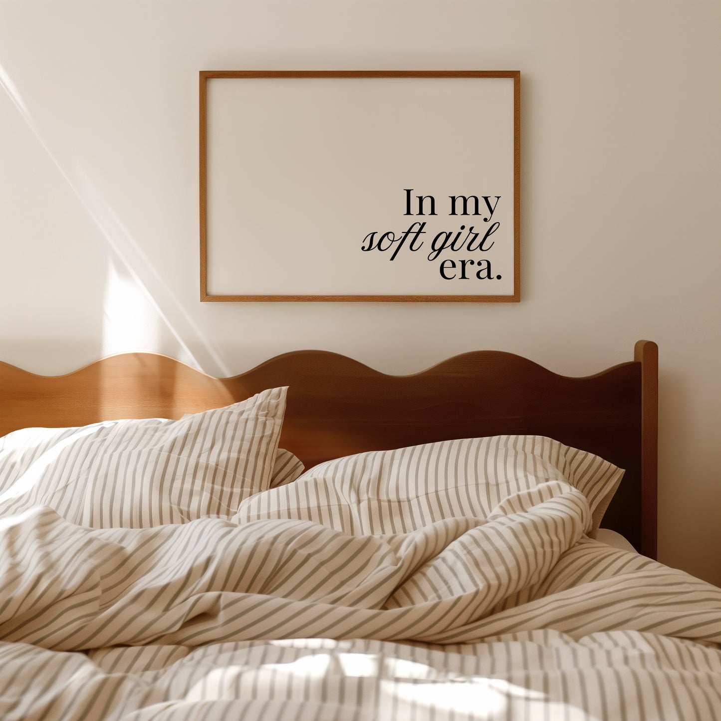In My Soft Girl Era Horizontal Poster - Digital Print