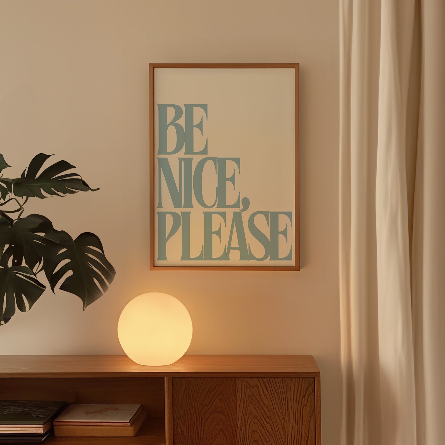 Be Nice, Please Positivity Print - Digital Print