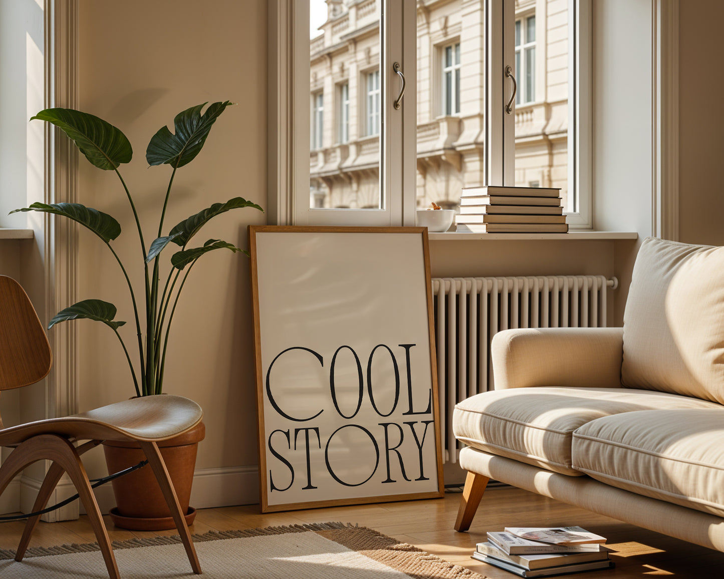 Cool Story Minimalist Poster - Digital Print