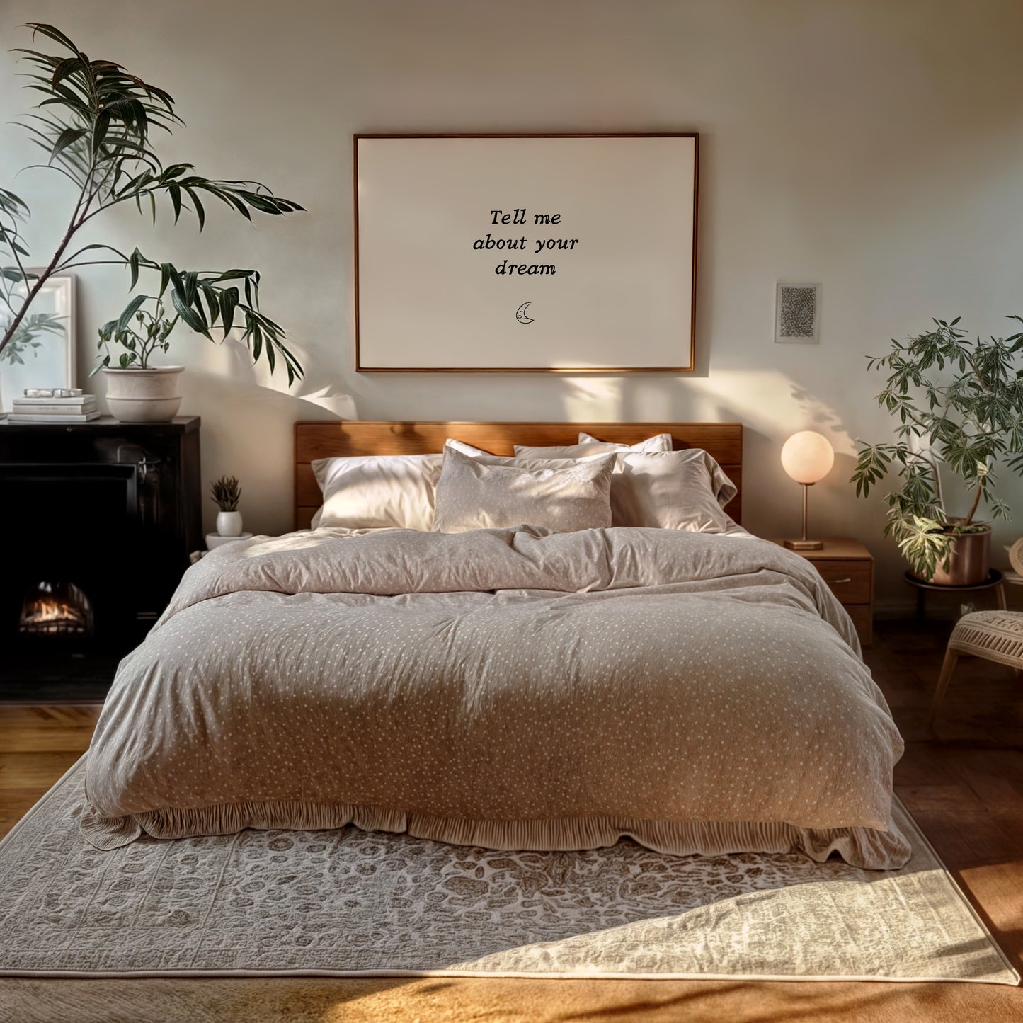 Tell Me About Your Dream Bedroom Print - Digital Print