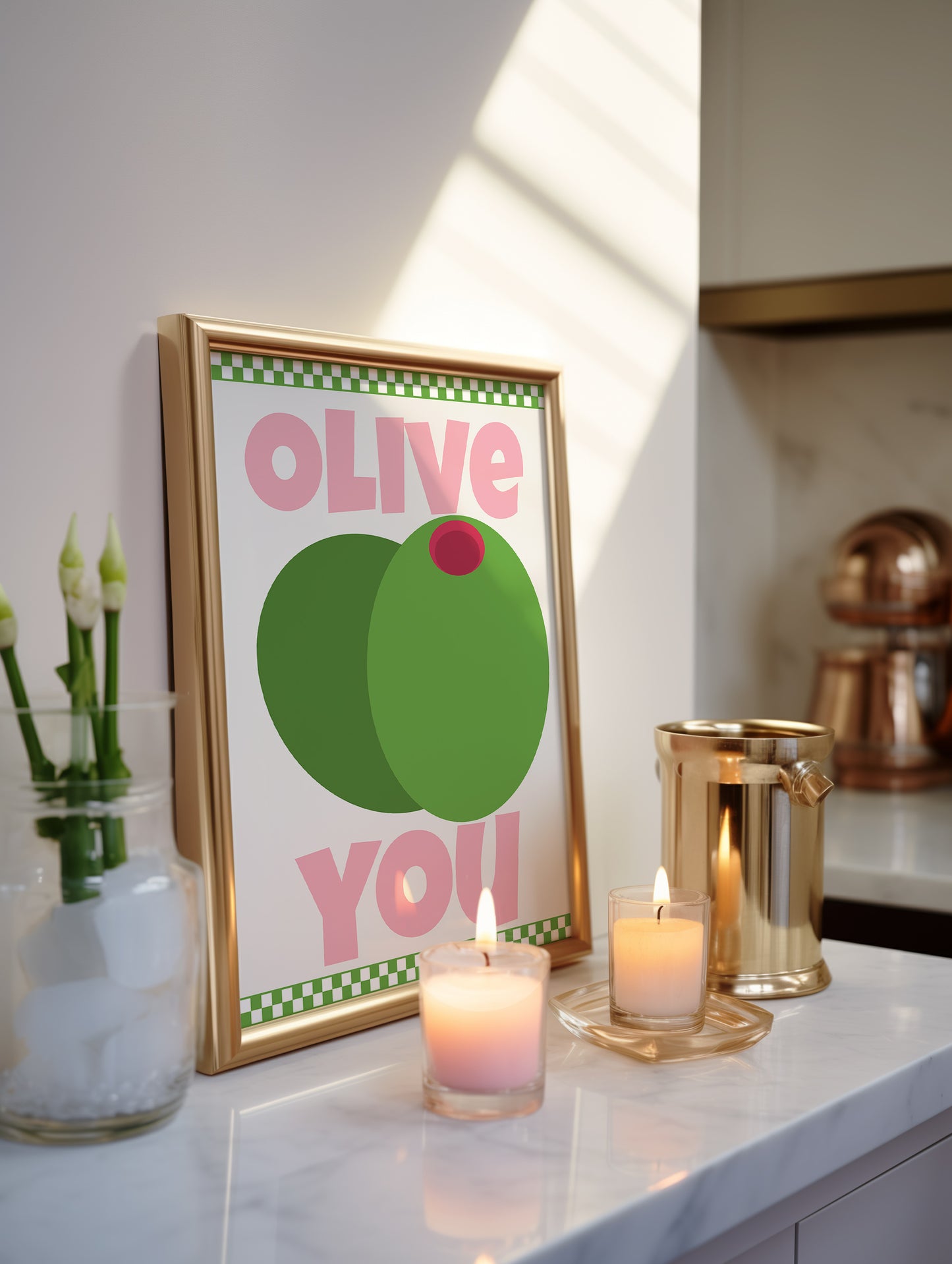 Cute Olive I Love You Print - Digital Print