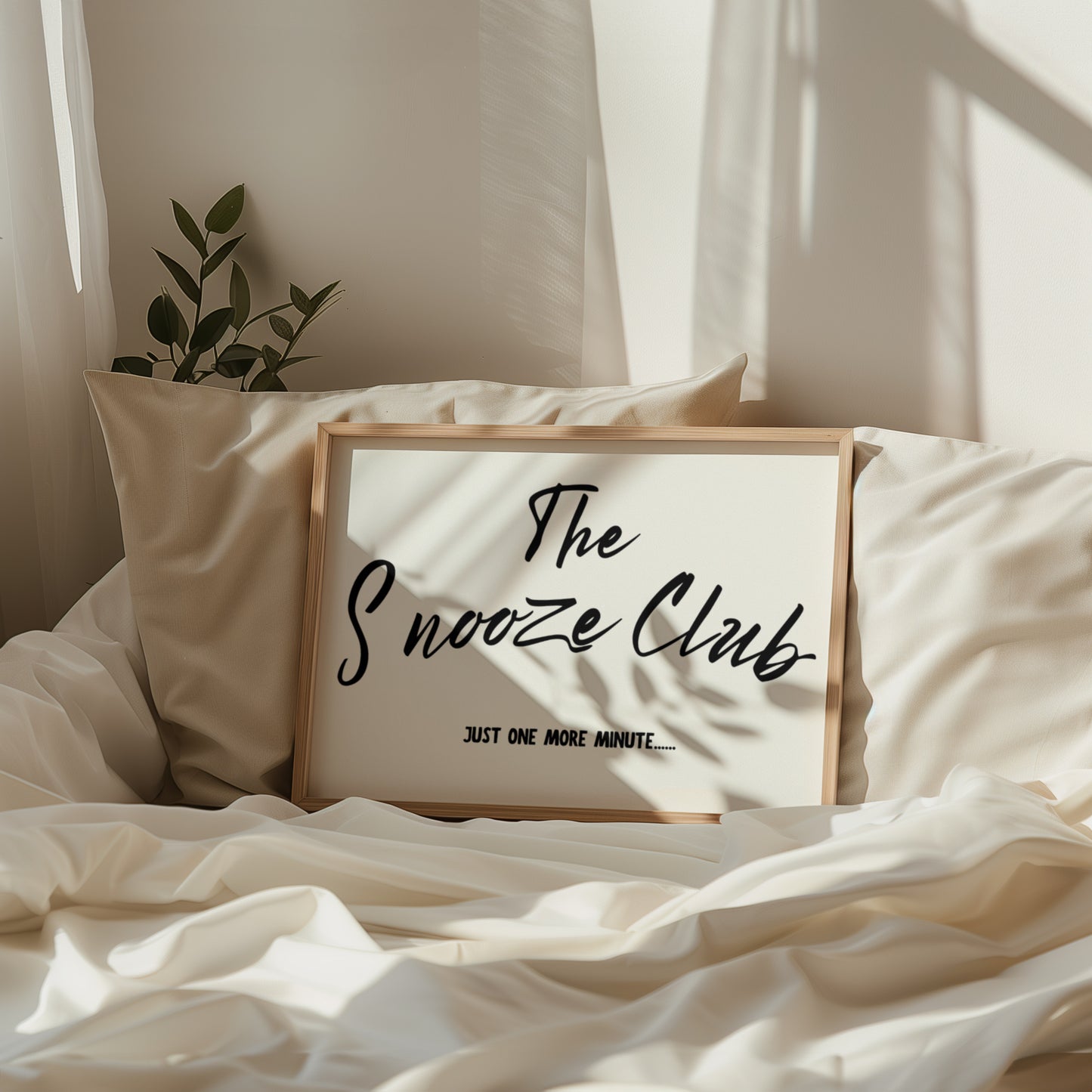 The Snooze Club Bedroom Art Print - Digital Print