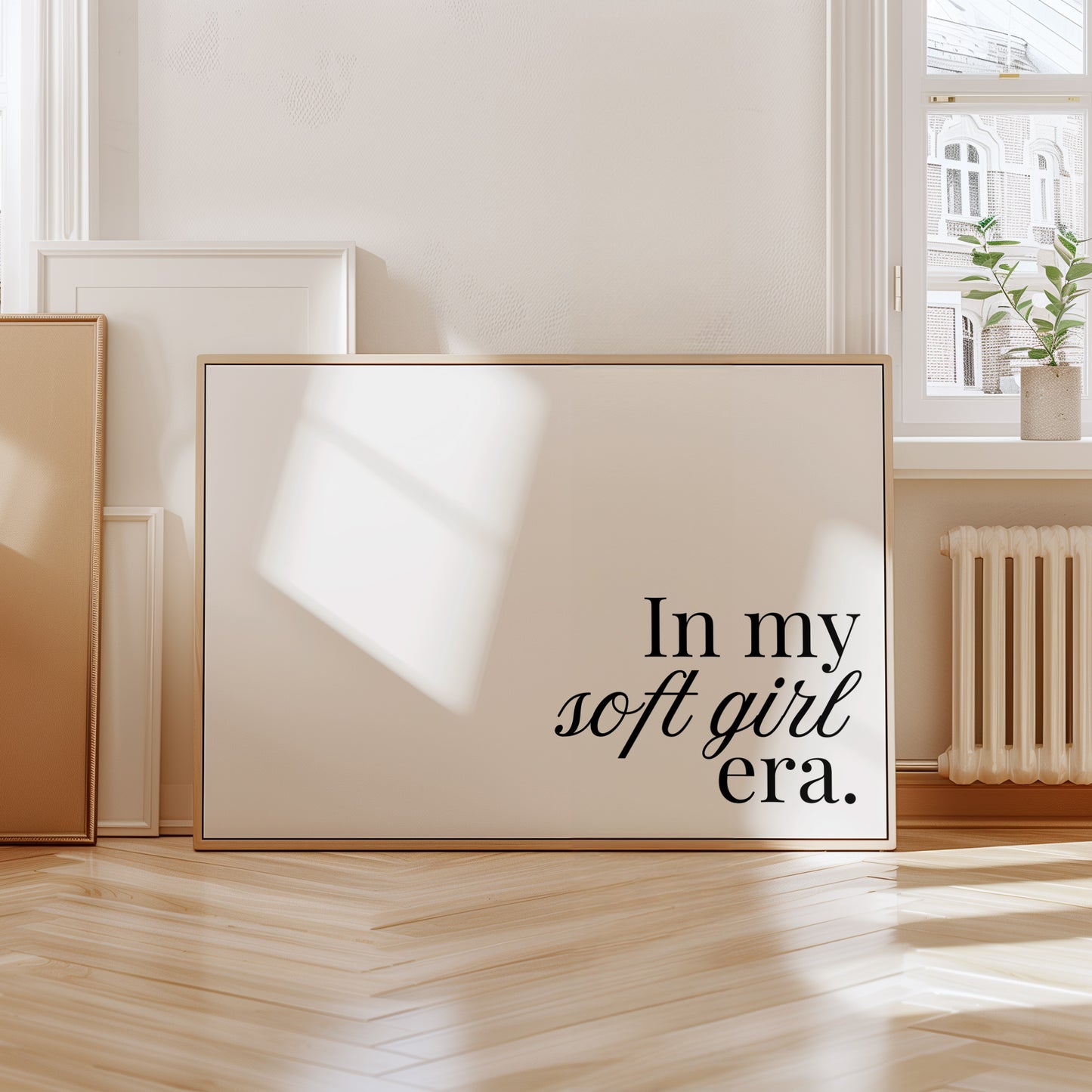 In My Soft Girl Era Horizontal Poster - Digital Print