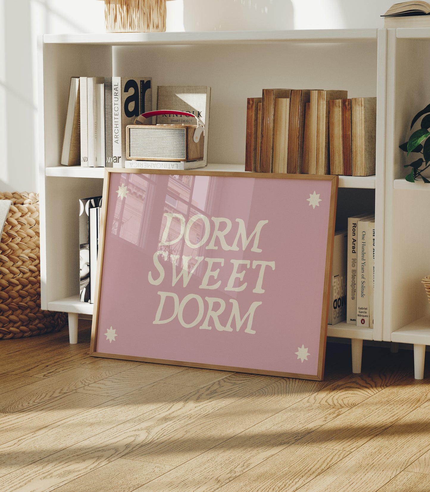 Pink Dorm Sweet Dorm Art Print - Digital Print