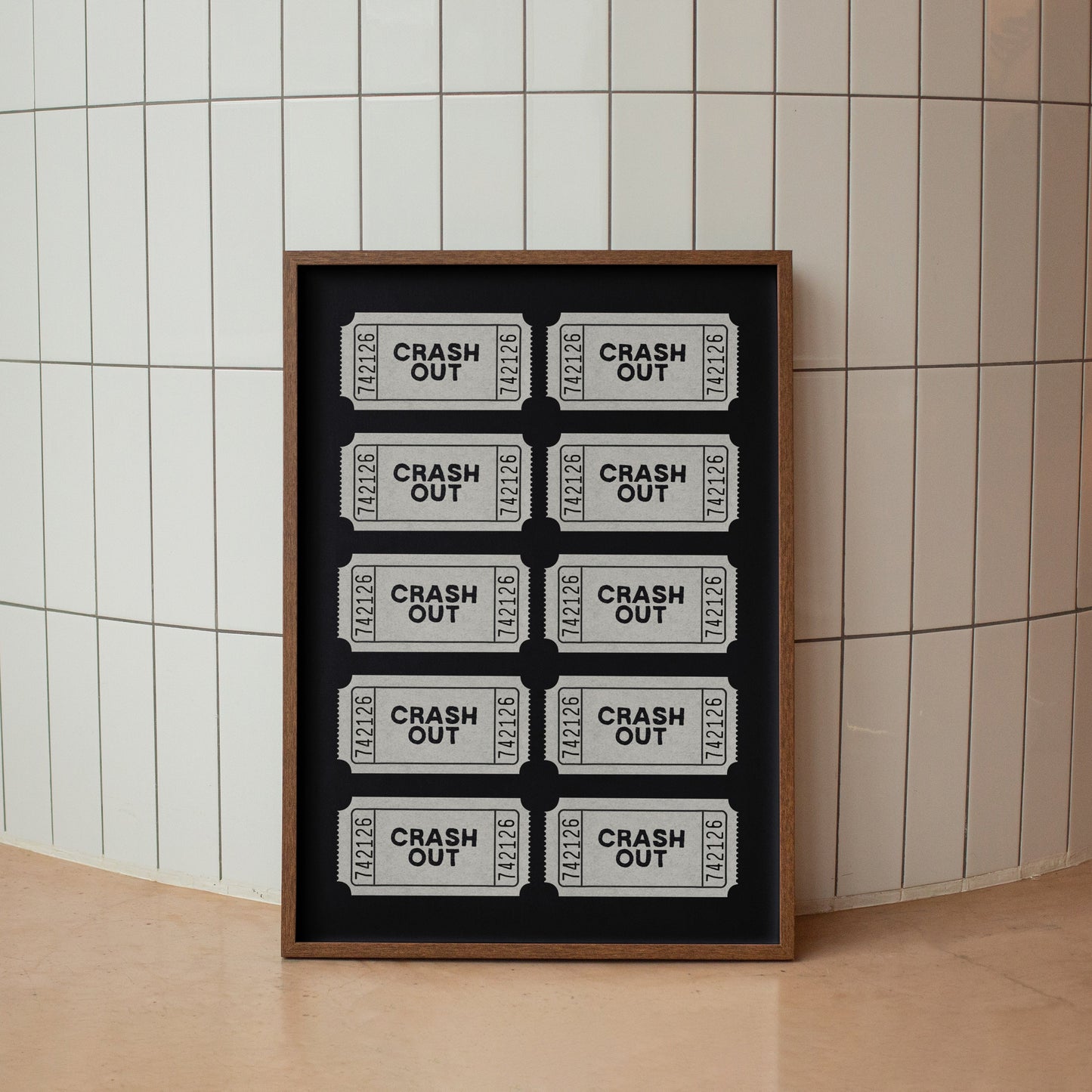 Crash Our Admission Ticket - Digital Print