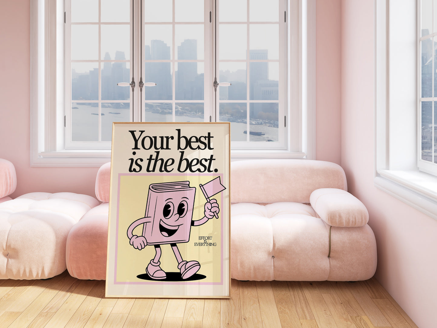 Your Best is the Best ā Retro Motivational Classroom Print