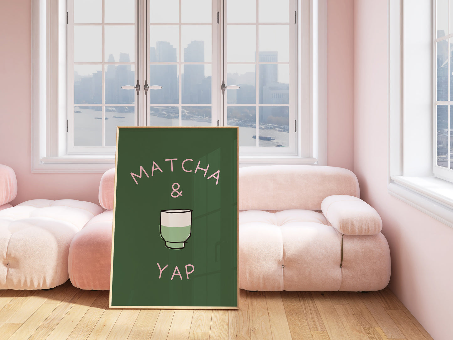 Matcha & Yap Wall Art - Digital Print