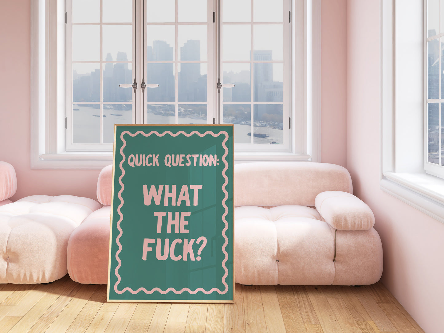 Quick Question - What The Fuck Print - Digital Print