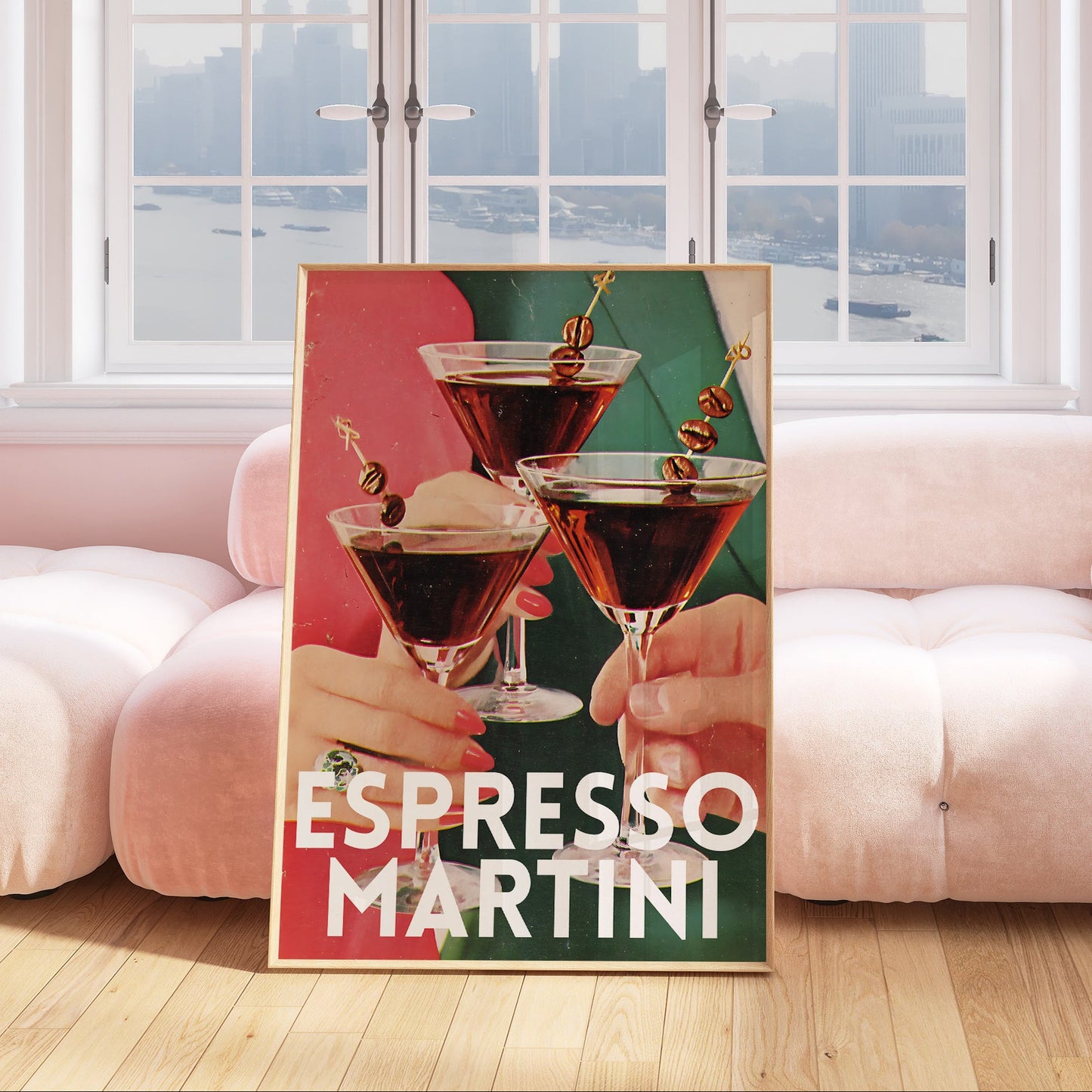 Retro Espresso Cocktail - Digital Print