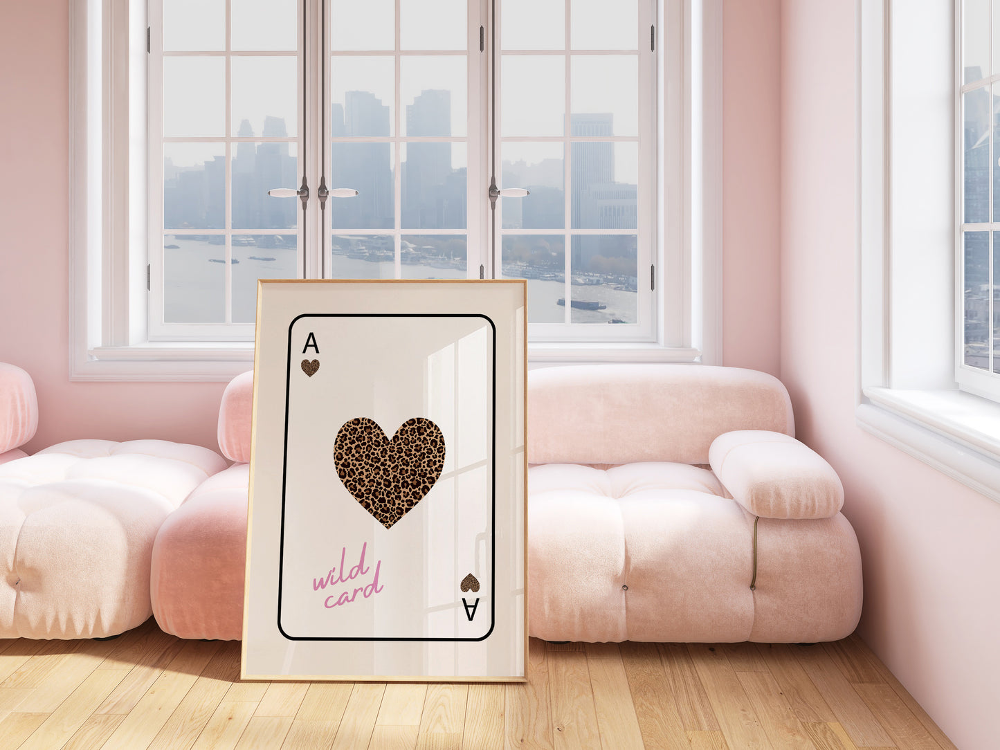Leopard Lips Art Set of 3 Gallery Prints - Digital Print