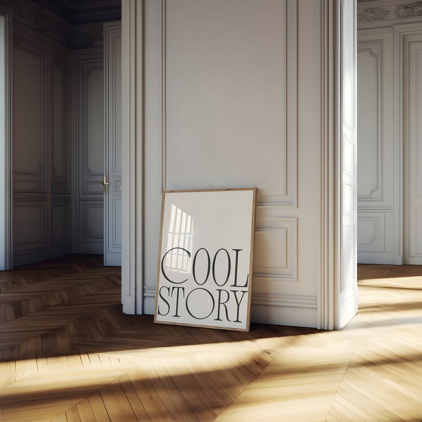 Cool Story Minimalist Poster - Digital Print