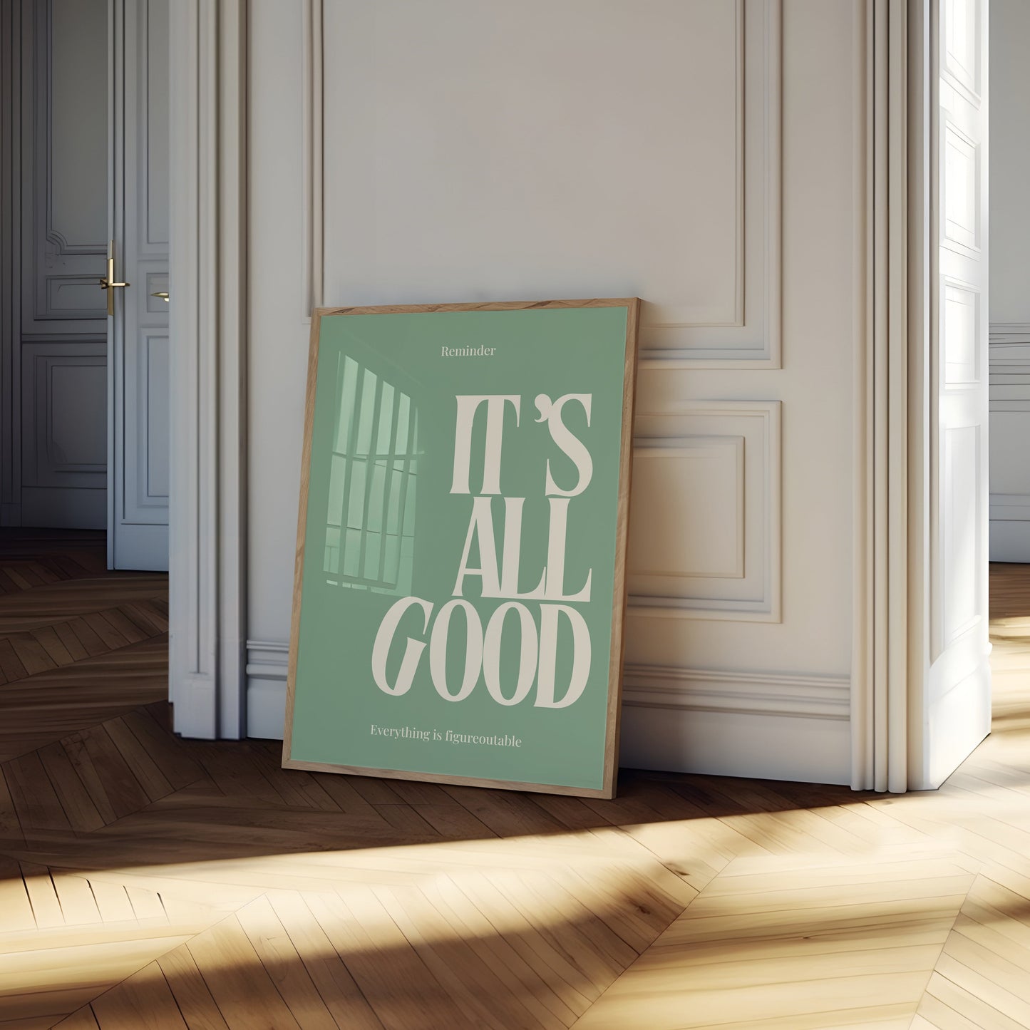 It's All Good Sage Uplifting Print - Digital Print