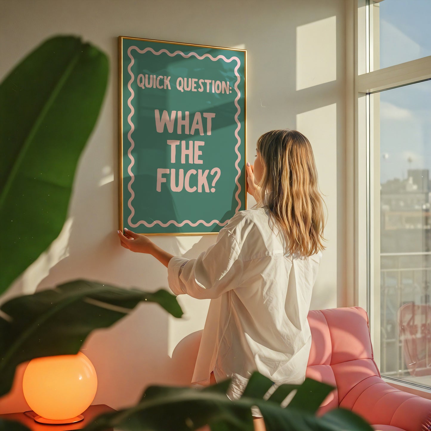 Quick Question - What The Fuck Print - Digital Print