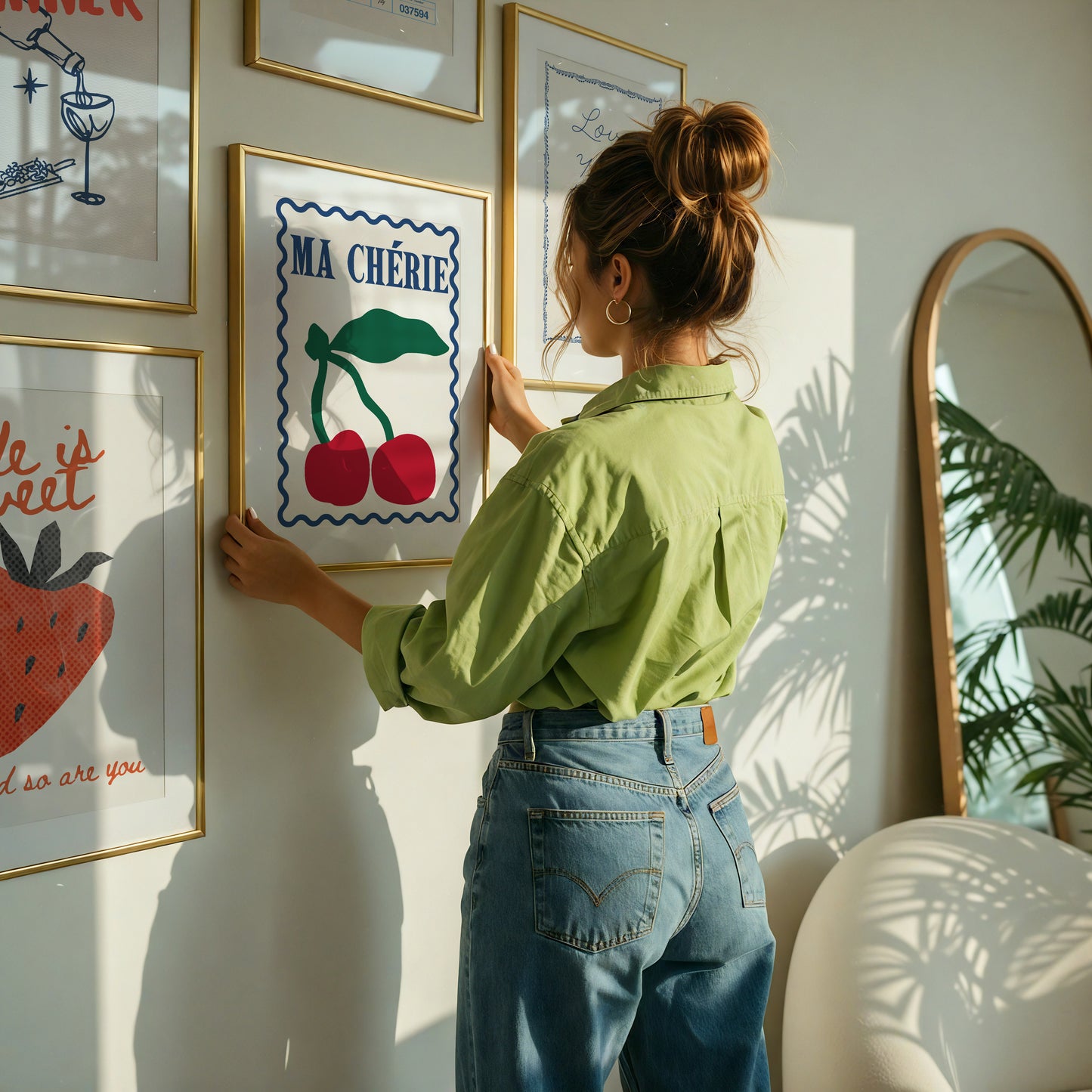 Trendy Girl Dinner Gallery Set - Digital Print