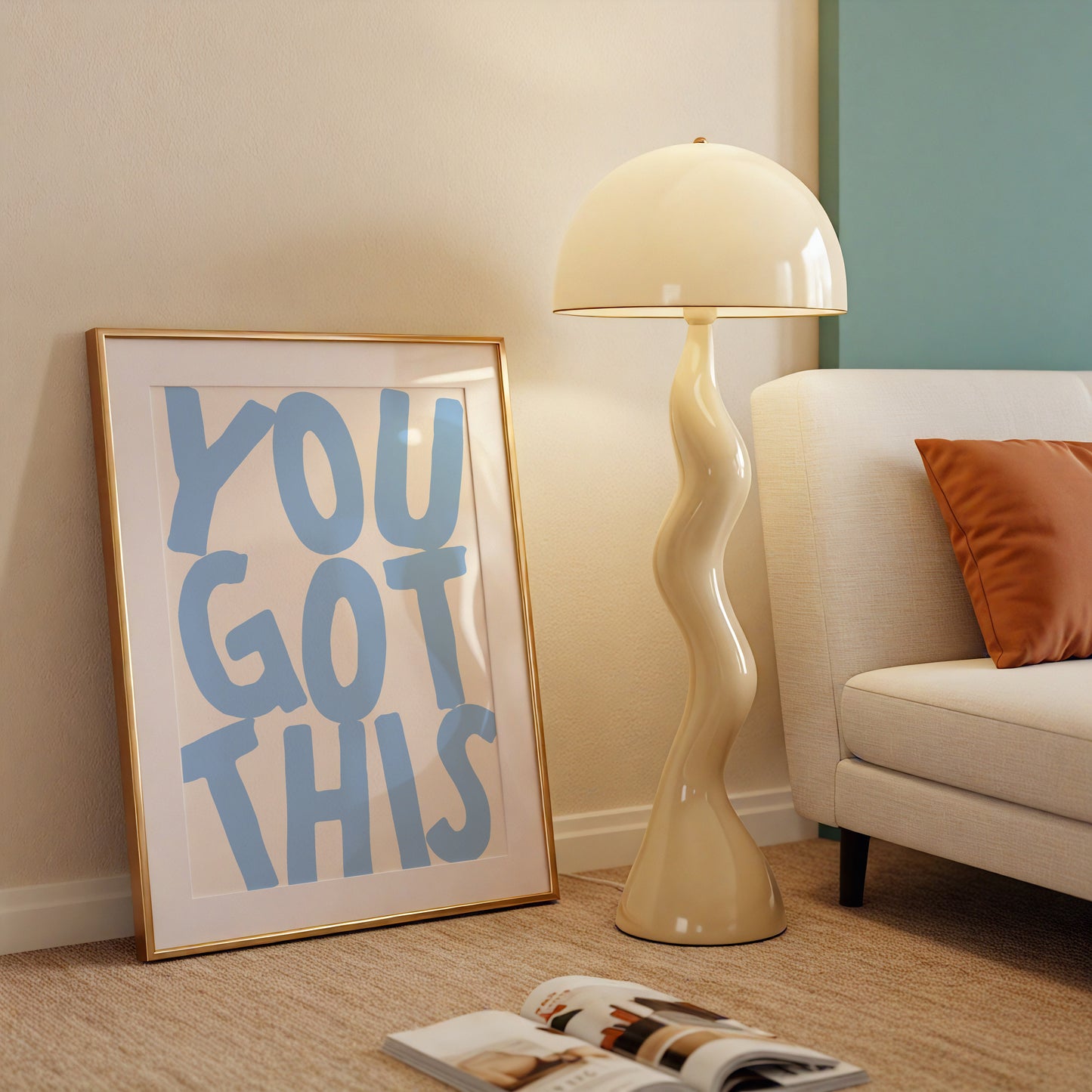 You Got This Blue Positivity Print - Digital Print