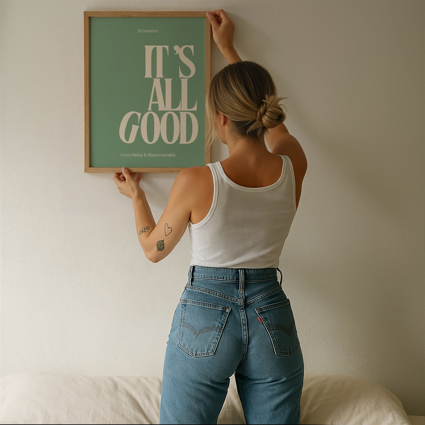It's All Good Sage Uplifting Print - Digital Print