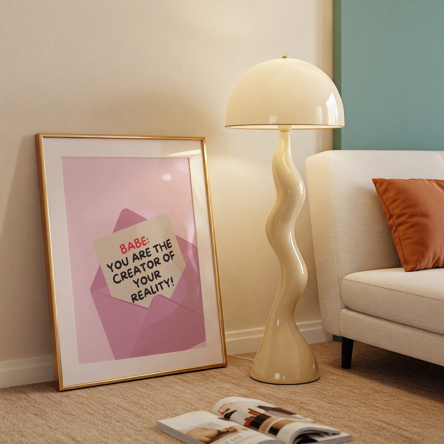 Preppy Pink Trendy Gallery Set of 5 - Digital Print