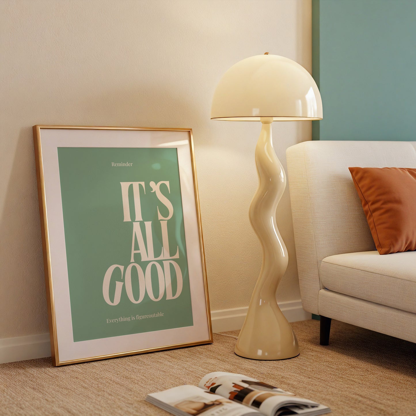 It's All Good Sage Uplifting Print - Digital Print