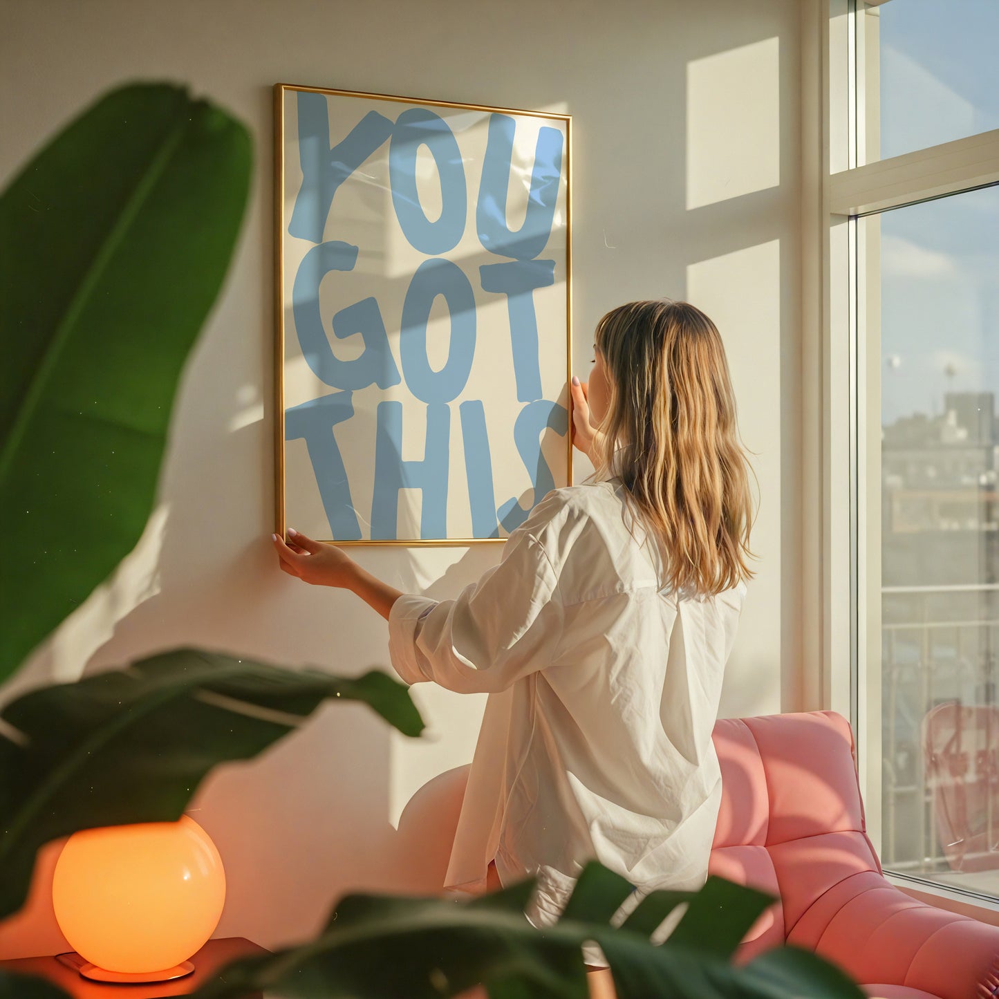 You Got This Blue Positivity Print - Digital Print