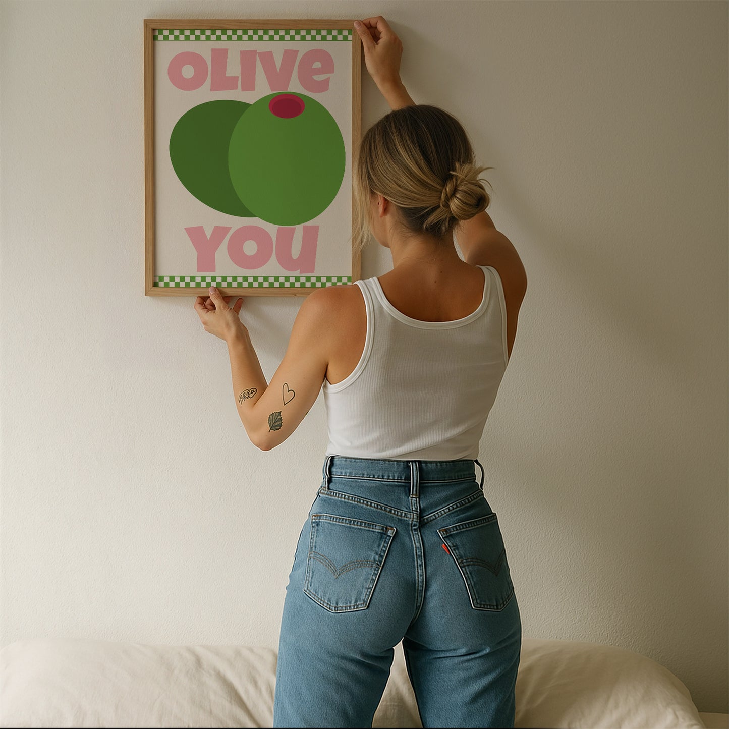 Cute Olive I Love You Print - Digital Print