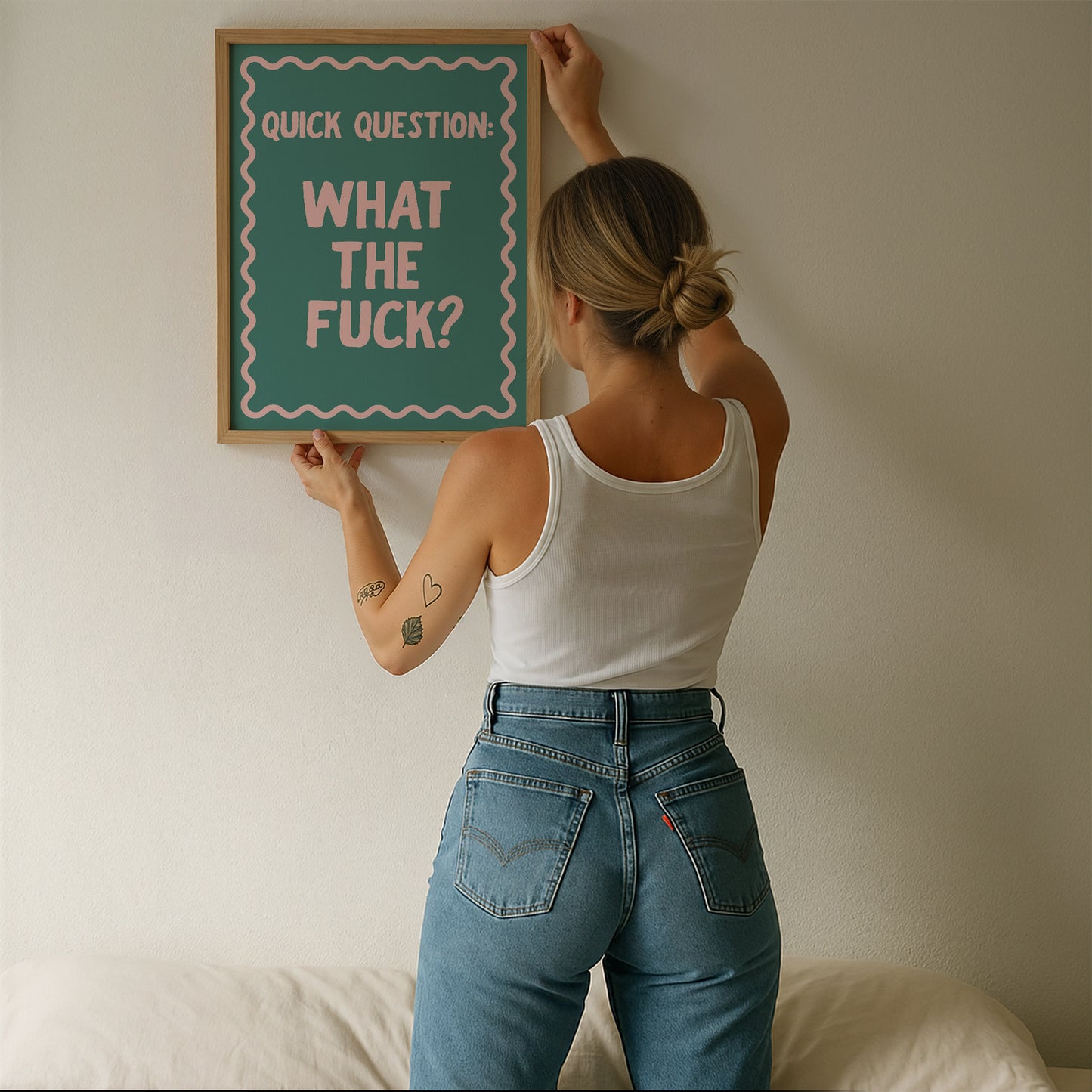 Quick Question - What The Fuck Print - Digital Print