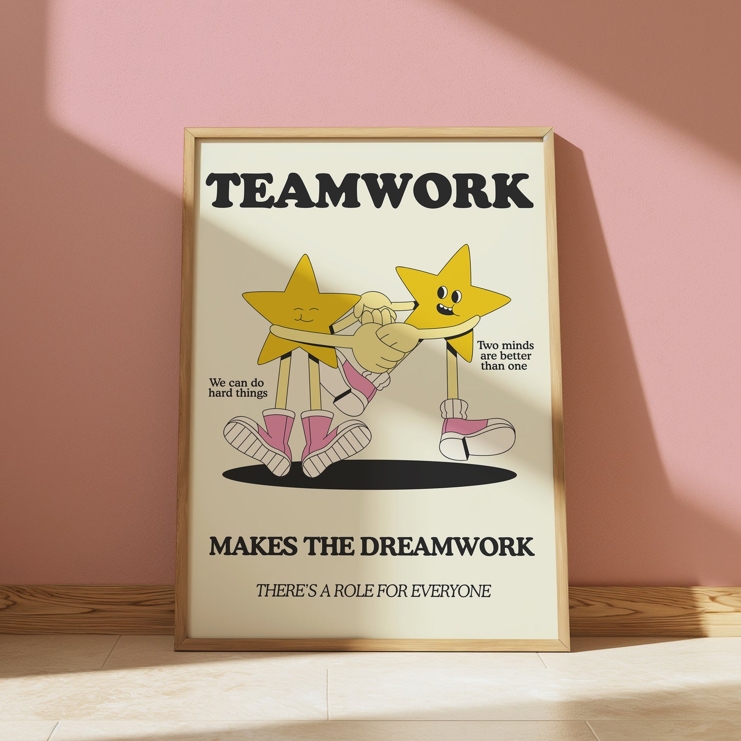 Teamwork Makes The Dreamwork Classroom Art - Digital Print