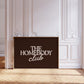 The Homebody Club Brown Print | Neutral Decor - Digital Print ( Horizontal )
