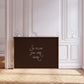 So Glad You Are Here Art Brown Minimalist Print - Digital Print