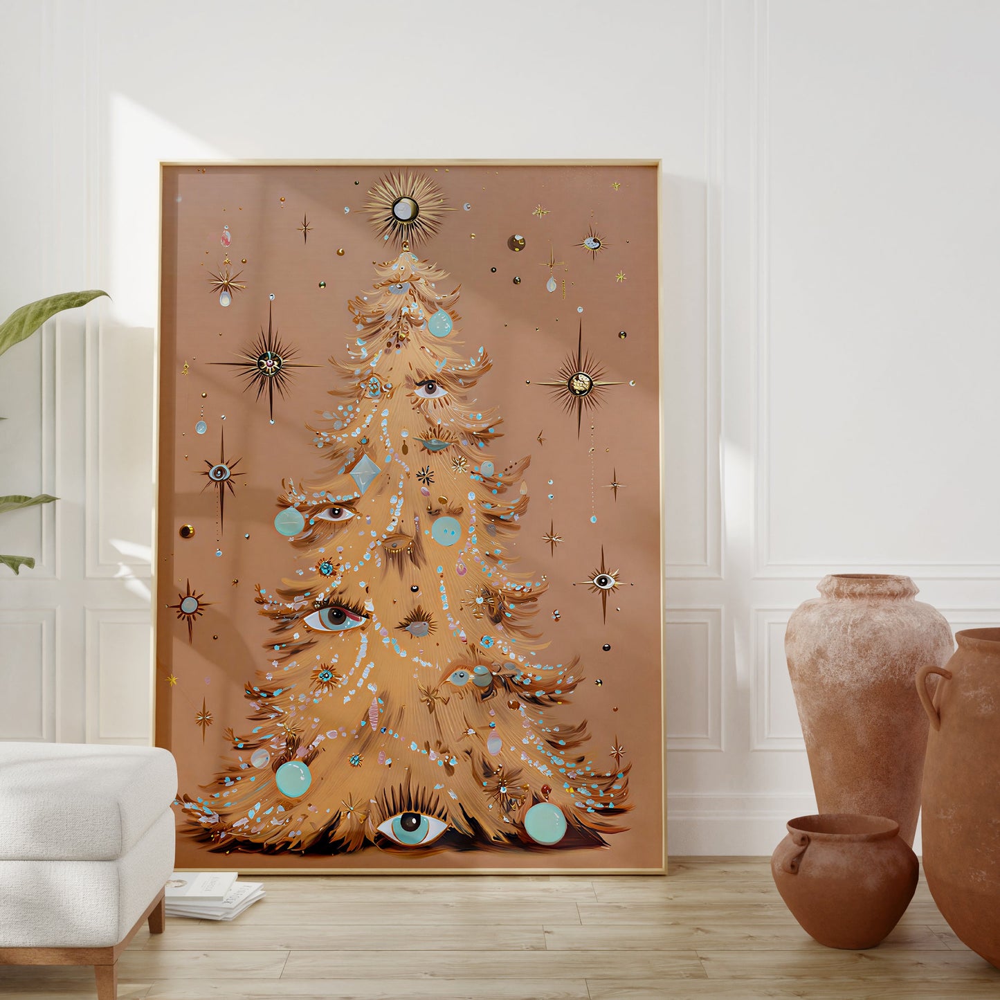 Mystic Boho Christmas Tree - Digital Print