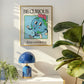 Be Curious Quote Vintage Mascot Classroom Art - Digital Print