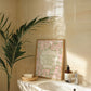 Pink Wash Your Hands You Filthy Animal Bathroom Print - Digital Print