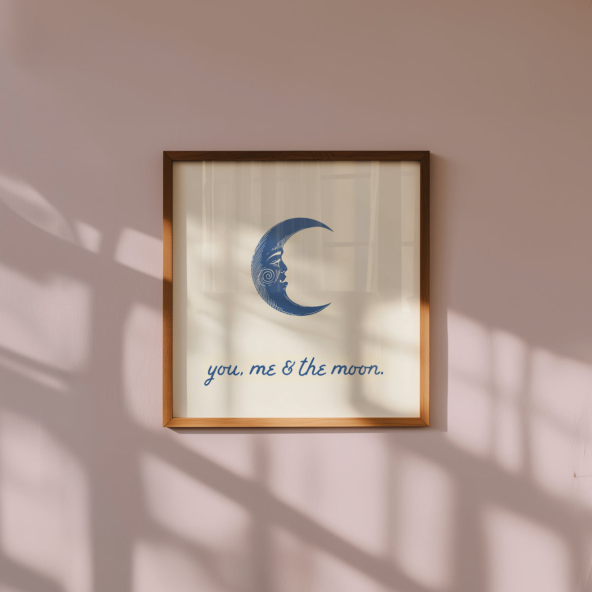 You, Me & The Moon — Celestial Digital Print